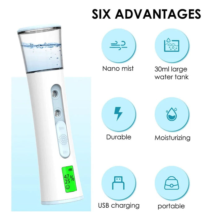 Portable Nano Mist Sprayer For Hydrated Skin