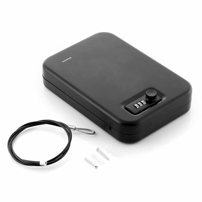 Portable Safe Box With Security Cable Prisaven