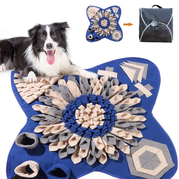 Portable Non-slip Feeding Snuffle Puzzle Mat For Dog