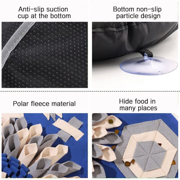 Portable Non-slip Feeding Snuffle Puzzle Mat For Dog