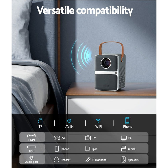 Goslash Picks Portable Wifi Video Projector 4k Home Theater