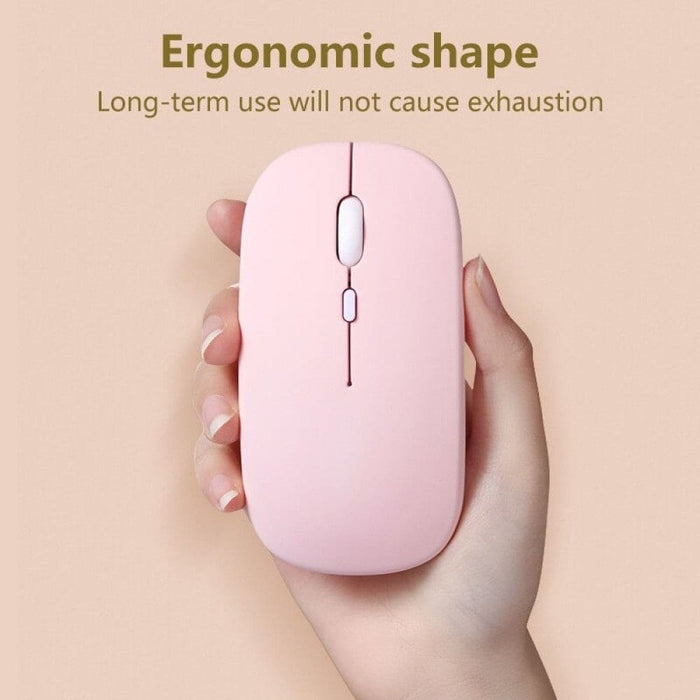 Portable Wireless Bluetooth Magic Silent Ergonomic Mouse