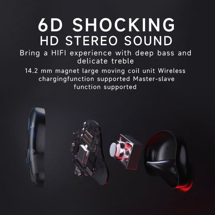 Portable X12 Pro Tws Wireless Bluetooth Waterproof Earphones