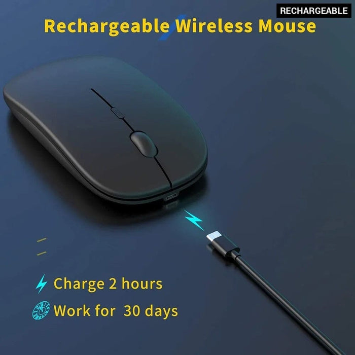 Portable Wireless Rechargeable Ergonomic Quiet And Magical