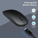 Portable Wireless Rechargeable Ergonomic Quiet And Magical