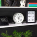 Posh Grey Mantel Clock By Gate