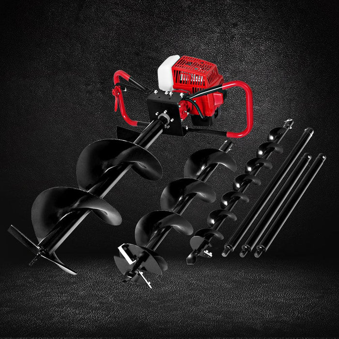 Post Hole Digger 92cc Petrol Motor Drill Borer Fence