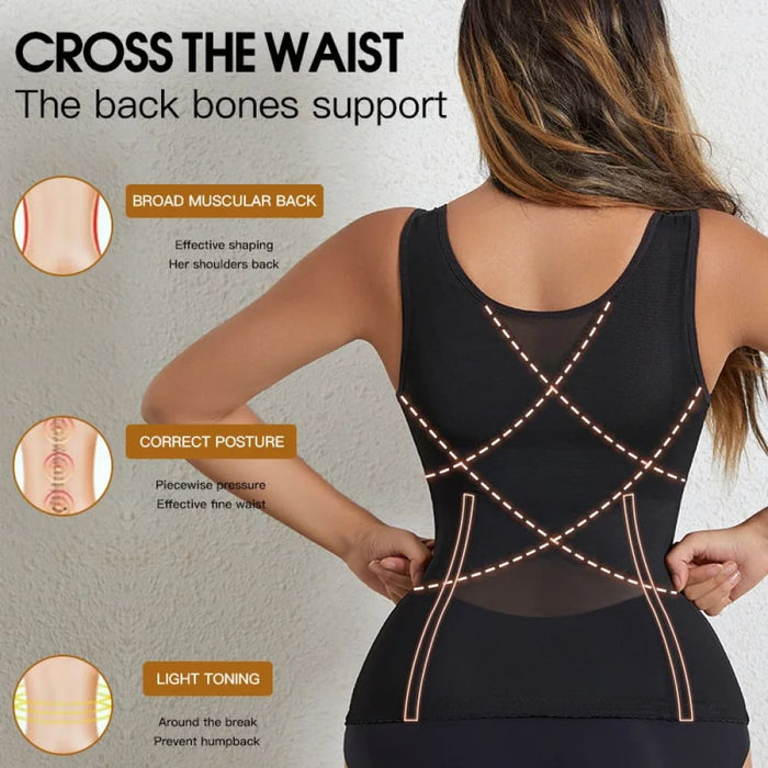 Postpartum Waist Trainer For Limming Vest With Tummy Control