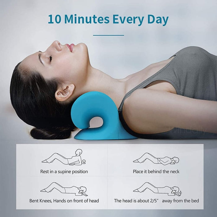 Posture Corrector Pillow Stretcher Neck Cervical Traction