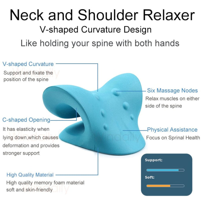 Posture Corrector Pillow Stretcher Neck Cervical Traction