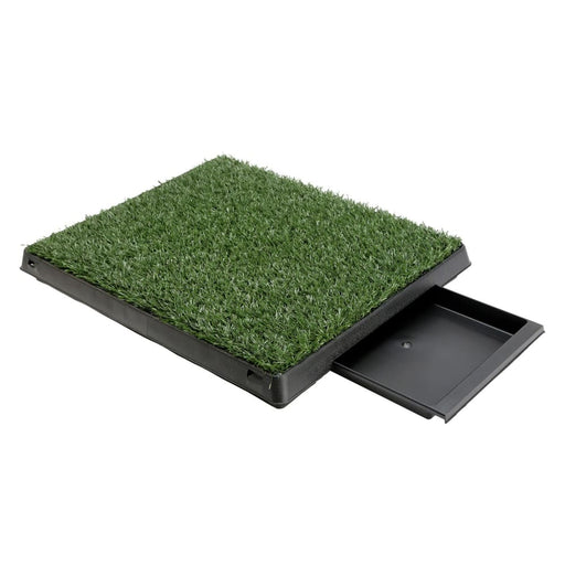 Pet Dog Potty Tray Training Toilet 63cm x 50cm + 1 Grass Mat