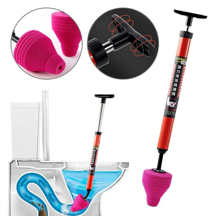 Powerful Toilet Plunger For Clogged Drains