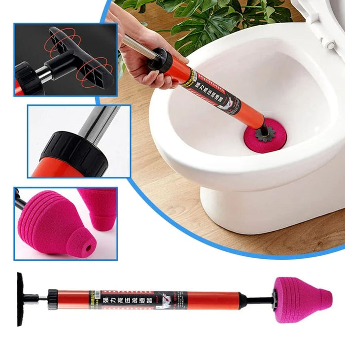 Powerful Toilet Plunger For Clogged Drains