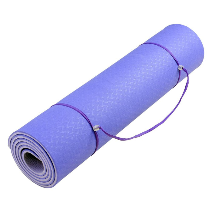 Powertrain Eco-friendly Tpe Pilates Exercise Yoga Mat 8mm