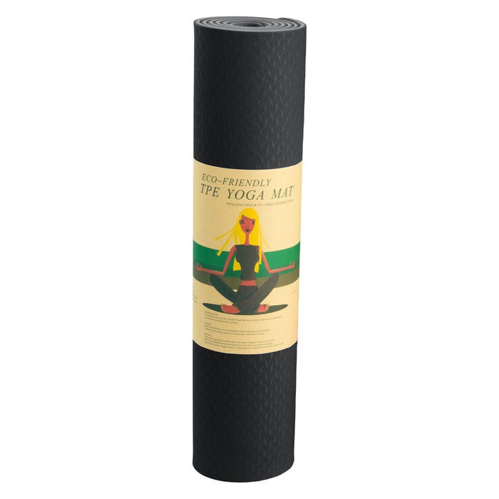 Powertrain Eco-friendly Tpe Yoga Pilates Exercise Mat 6mm -