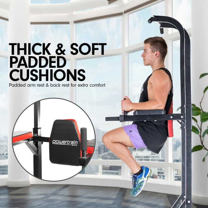 Powertrain Multi Station Home Gym Chin-up Pull-up Tower