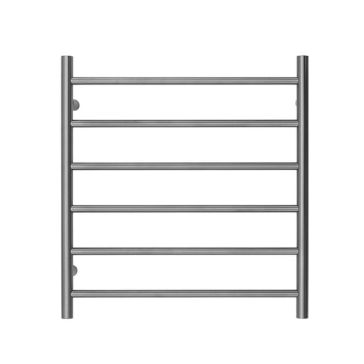 Premium Gunmetal Towel Rack 6 Bars Round Design Au Standard