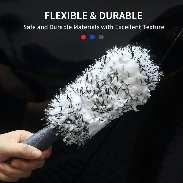 Premium Plush Car Wash Brush For Wheels