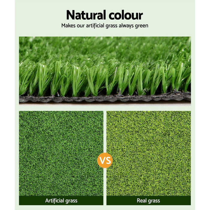 Primeturf Artificial Grass Synthetic 20 Sqm Fake Lawn 17mm