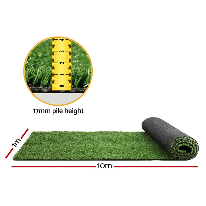 Primeturf Artificial Grass Synthetic 20 Sqm Fake Lawn 17mm