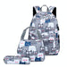 Printed Backpack Set For Students