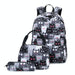 Printed Backpack Set For Students