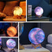 Vibe Geeks 3d Printed Moon Galaxy Star Night Lamp And Room