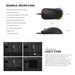 Ux3-v2 Profession Gaming Mouse Pixart 3389 16000dpi 1000hz