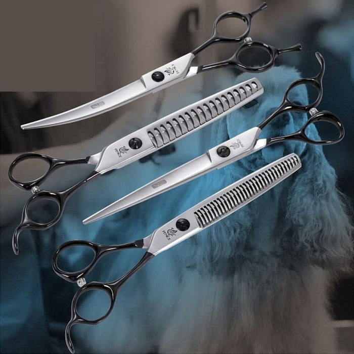 Professional 6.5 6.75 7 7.5 Inch Pet Scissors Set Kits