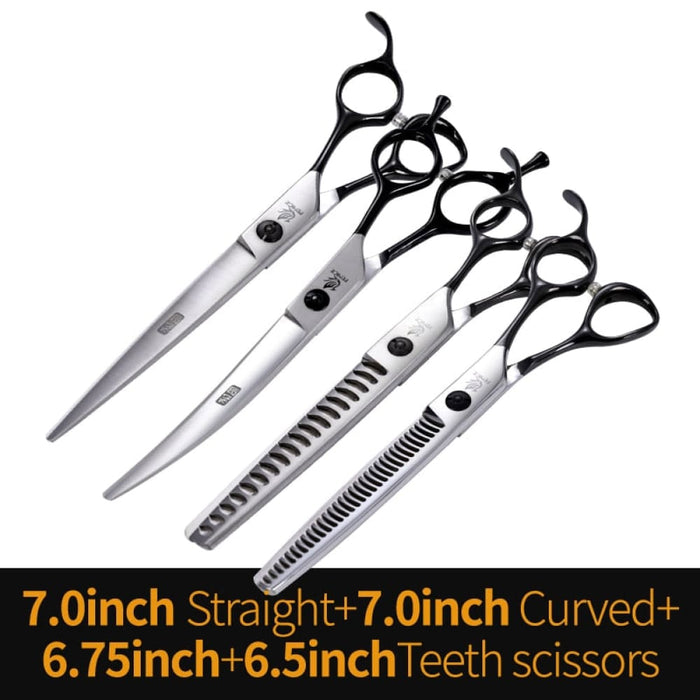 Professional 6.5 6.75 7 7.5 Inch Pet Scissors Set Kits