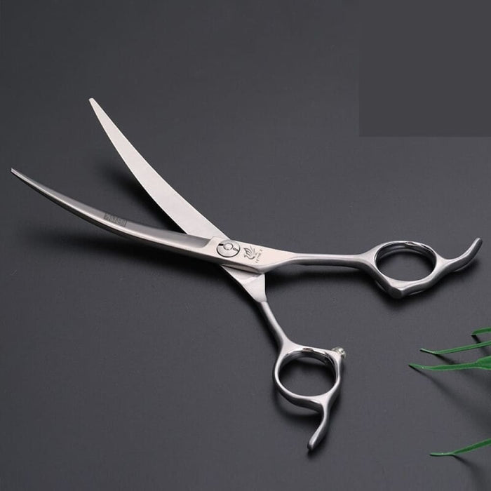 Professional 6.5 Inch Pet Curved Scissors Kits For Dog