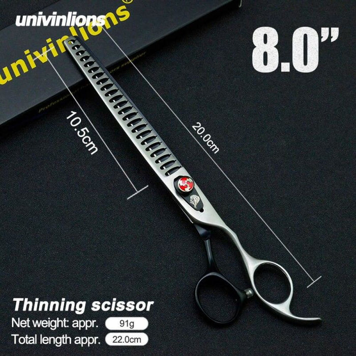 Professional Pet Grooming Shears Chunkers Scissors 8 Inches