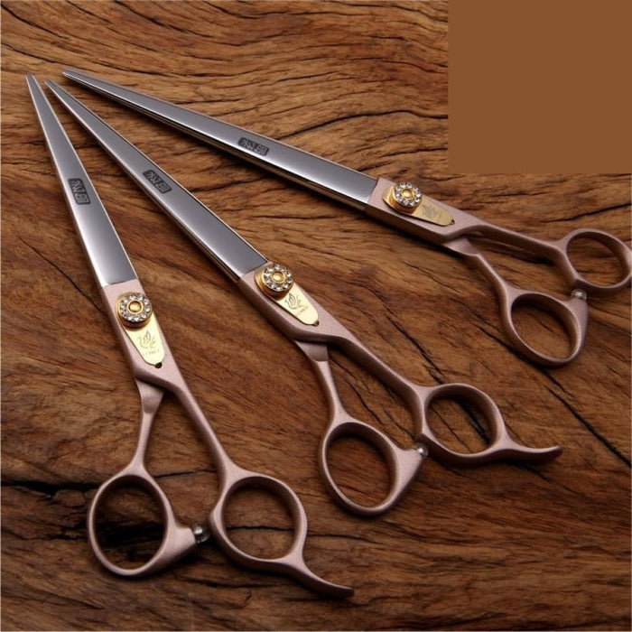 Professional Japan 440c Pet Dog Grooming Scissors 7.0 7.5