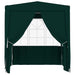 Professional Party Tent With Side Walls 2.5x2.5 m Green