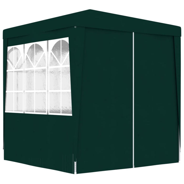 Professional Party Tent With Side Walls 2.5x2.5 m Green