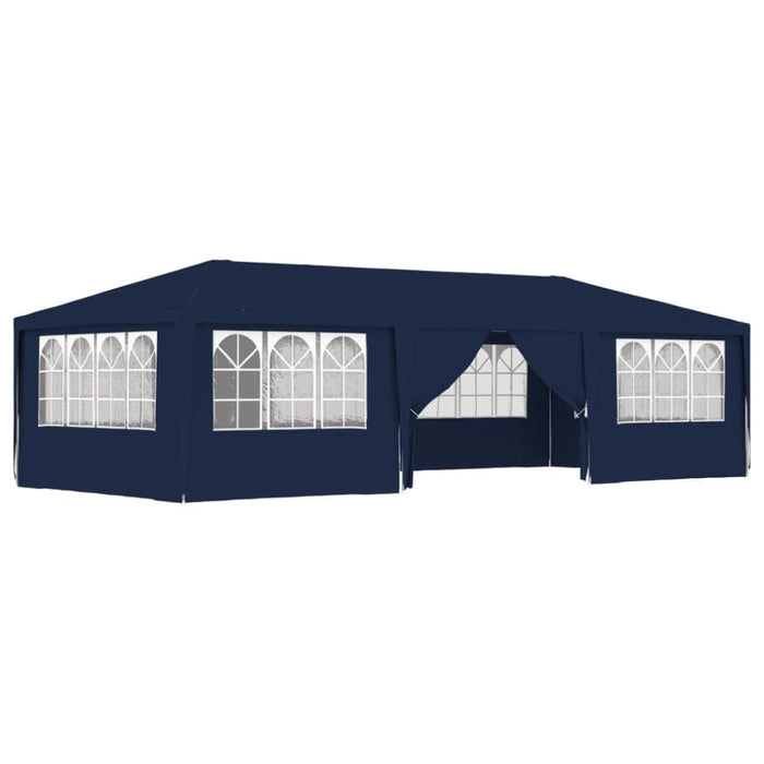 Professional Party Tent With Side Walls 4x9 m Blue Anptb