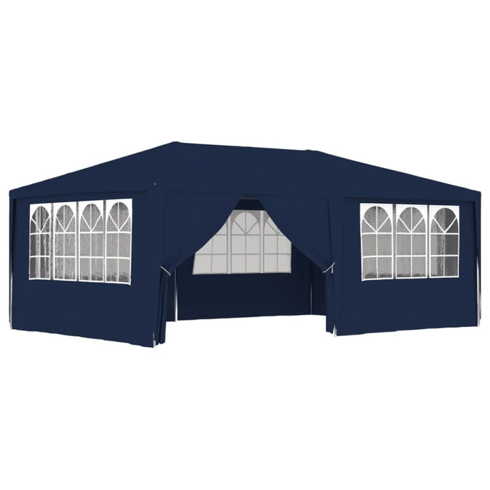 Professional Party Tent With Side Walls 4x6 m Blue Anpxn