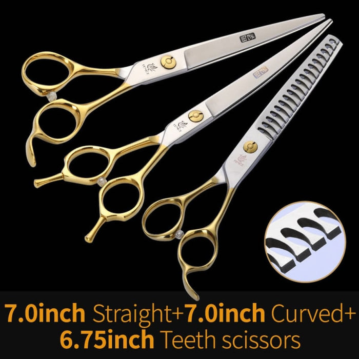 Professional Pet Scissors Straight&thinning&curved Grooming