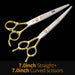 Professional Pet Scissors Straight&thinning&curved Grooming