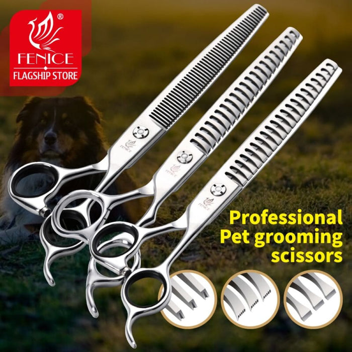 Professional Dog Scissors 7 7.5 Inch Pet Grooming Thinning