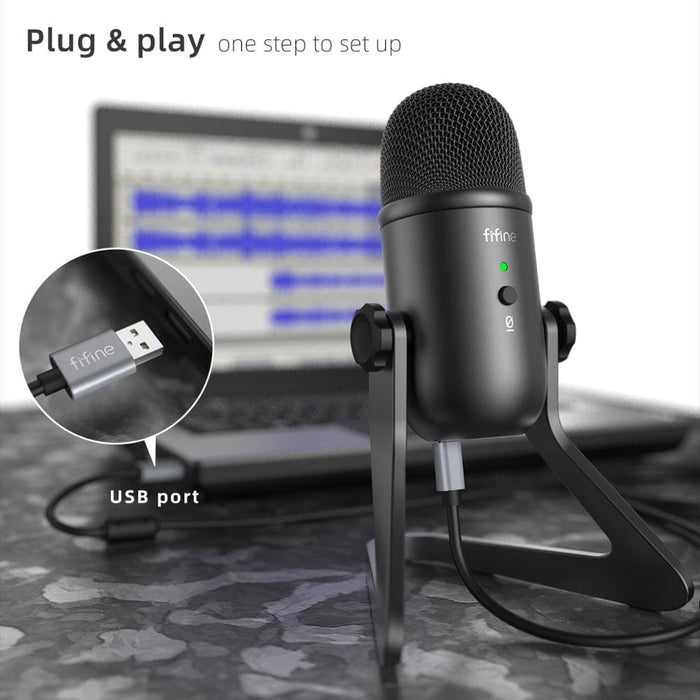 Professional Usb Volume Control Microphone