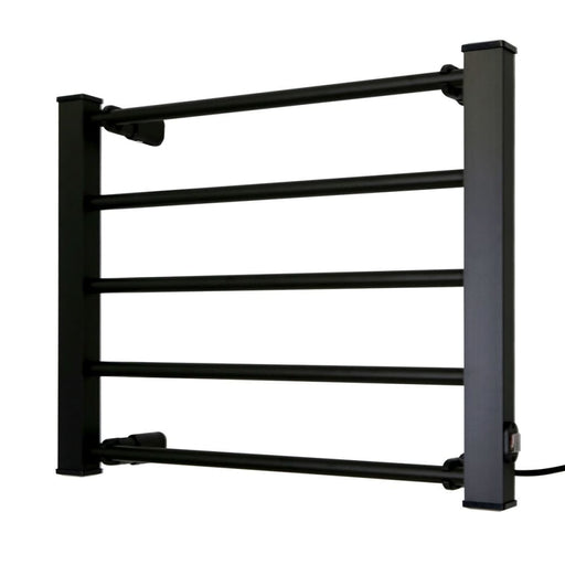 Pronti Heated Electric Towel Bathroom Rack Ev-90- Black