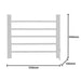 Pronti Heated Towel Rack Electric Bathroom Rails Ev-90-