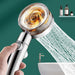 Propeller Shower Head Rainfall High Preassure Water Saving