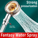 Propeller Shower Head Rainfall High Preassure Water Saving