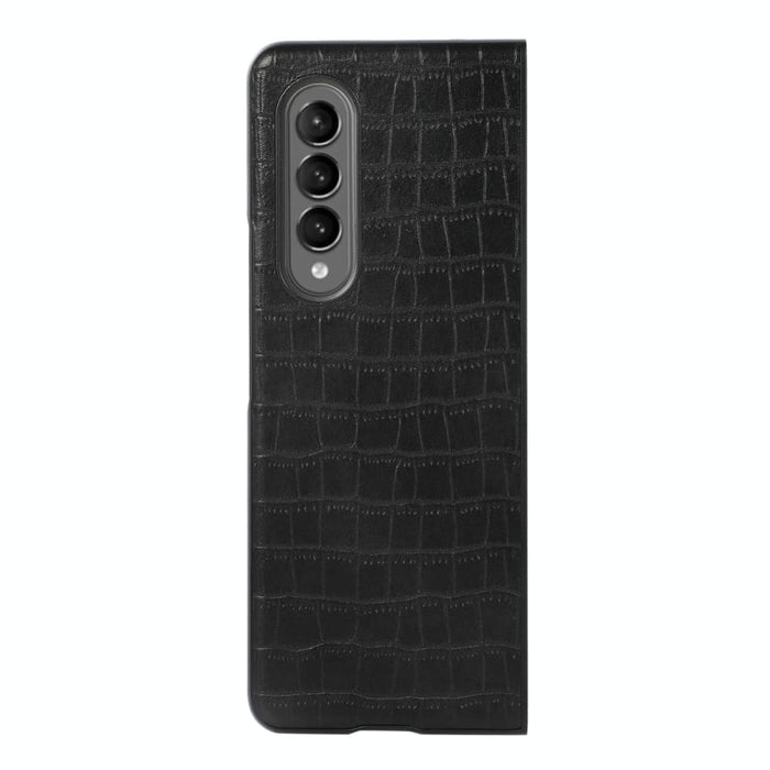 Pu Leather Crocodile Texture Fold 4 Phone Case