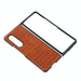 Pu Leather Crocodile Texture Fold 4 Phone Case