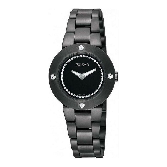 Pulsar Pta407x1 Ladies Quartz Watch Black 27mm