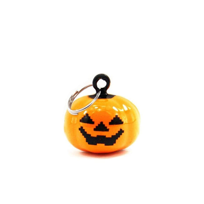 Pumpkin Shape Jingle Bells Copper Charms Pet Necklace