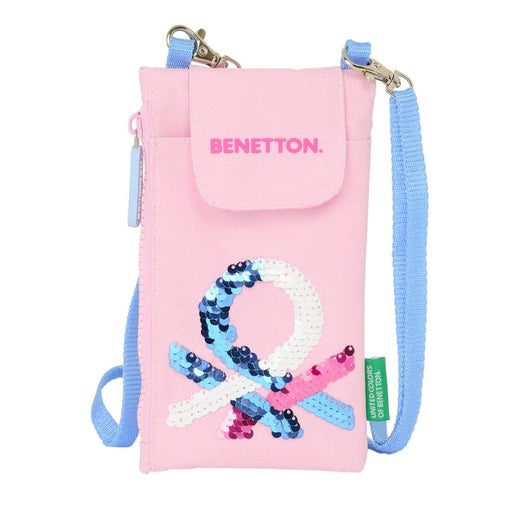 Purse by Benetton Pink Mobile Bag